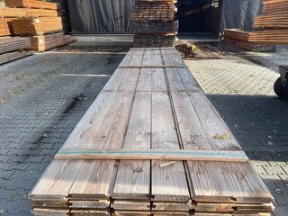 Ca. 60x Douglas Wisselsponning/Halfhoutsrabat, 18x190mm, lengte 500cm